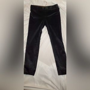 Banana republic black velvet pants Sloan size 2